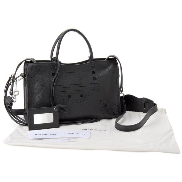 Balenciaga Blackout City S Tote Bag Black - Picture 5 of 6